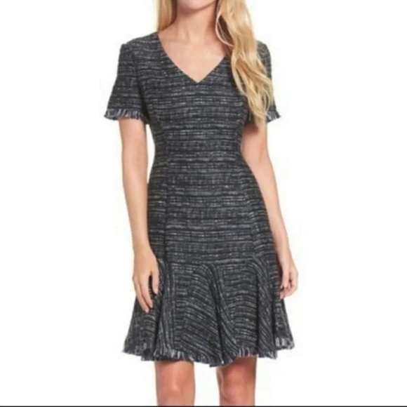 Eliza J Dresses & Skirts - ELIZA J Blue and Black Dress Size 12